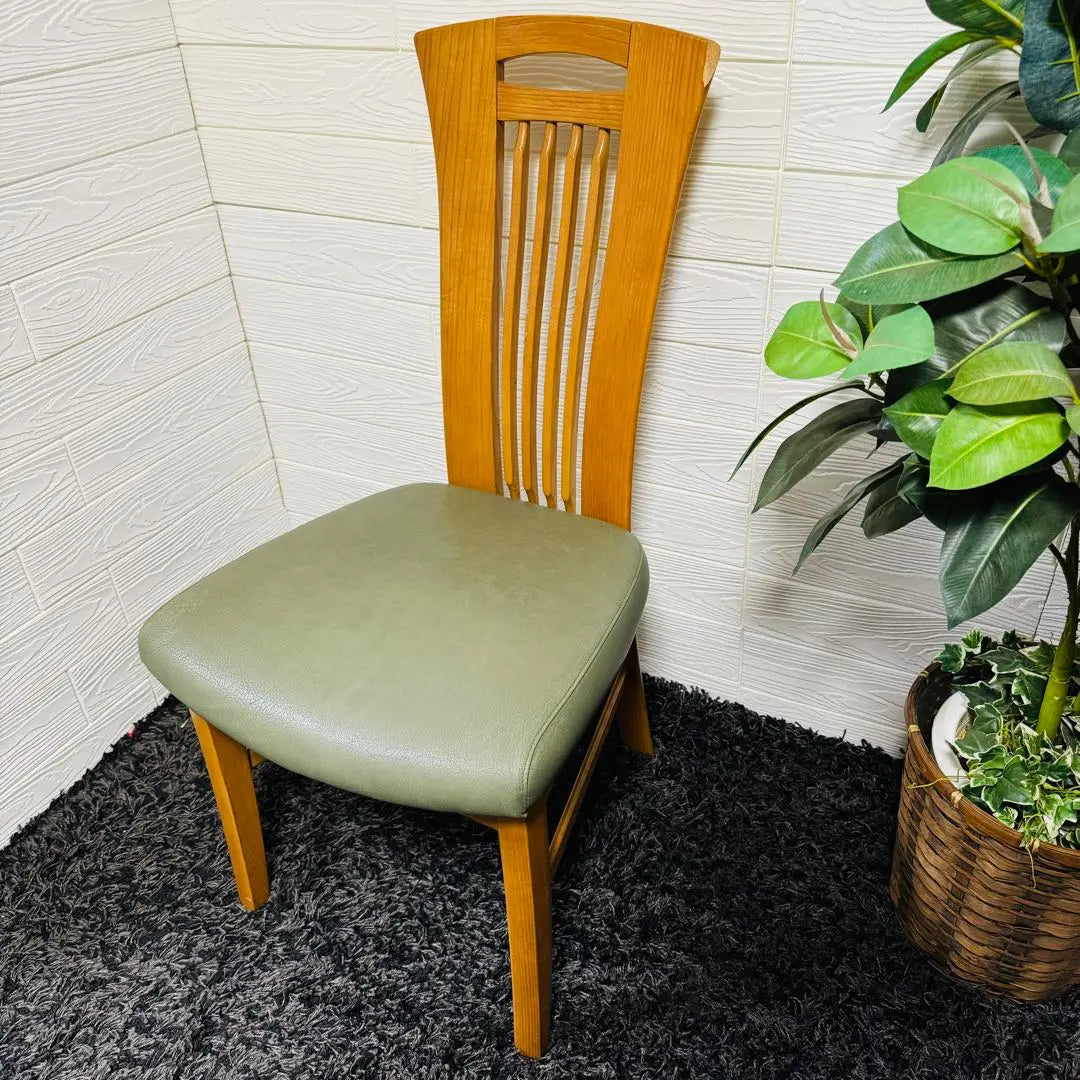 Karimoku CD34 model high back dining chair oak material ①