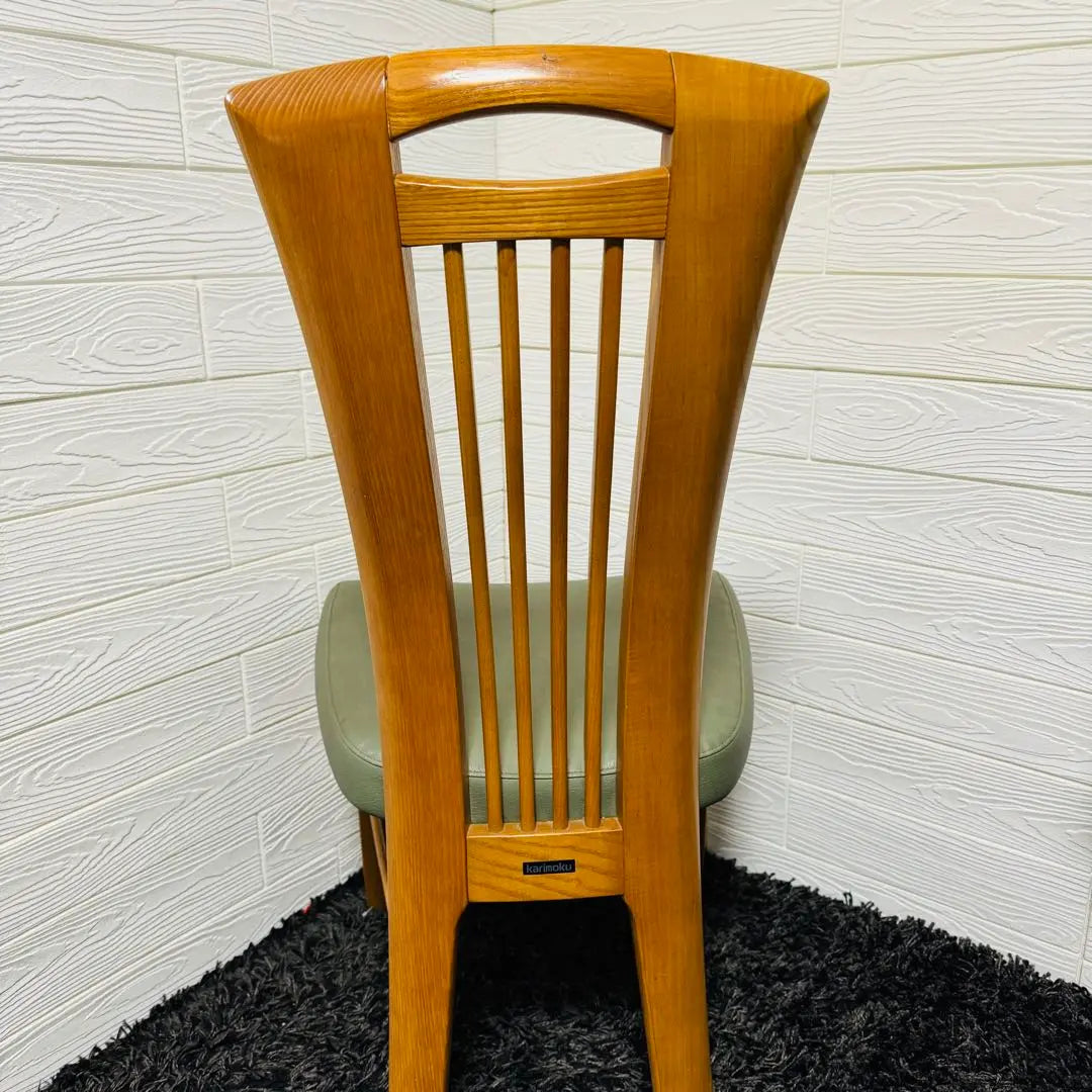 Karimoku CD34 model high back dining chair oak material ①