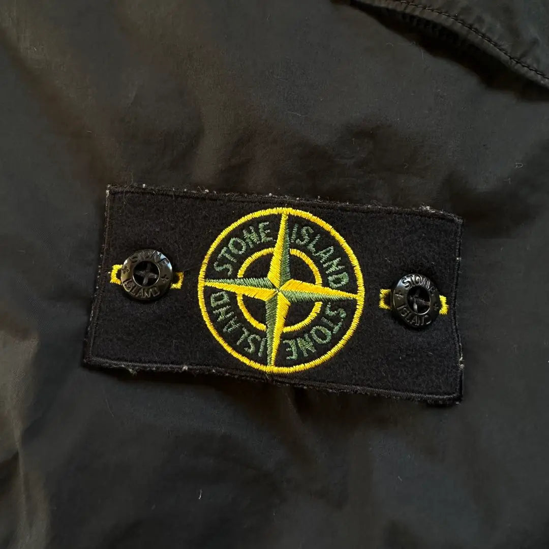 [Extremely beautiful condition] STONE ISLAND cargo pants W32 black ribbed hem 19ss