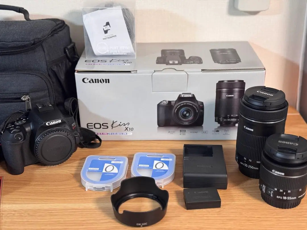 Canon EOS Kiss X10 Digital SLR Camera Double Zoom Kit