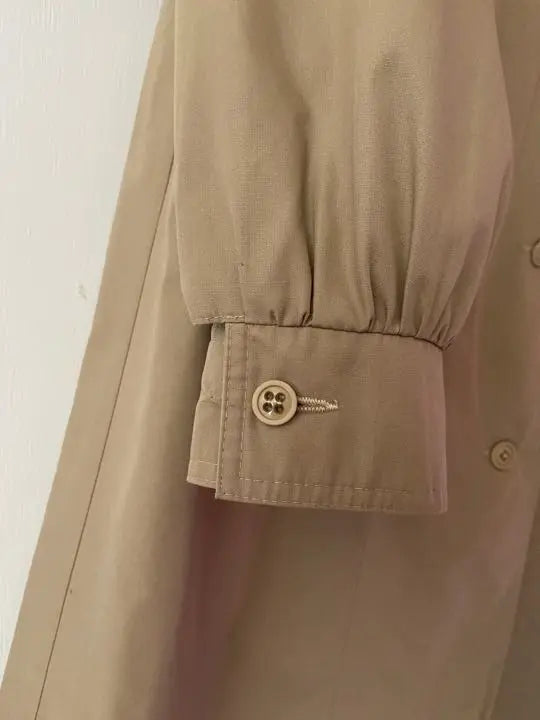 Vintage trench coat, trench coat, beige spring coat | ビンテージ　トレンチコート　ステンカラーコート　ベージュ　スプリングコート