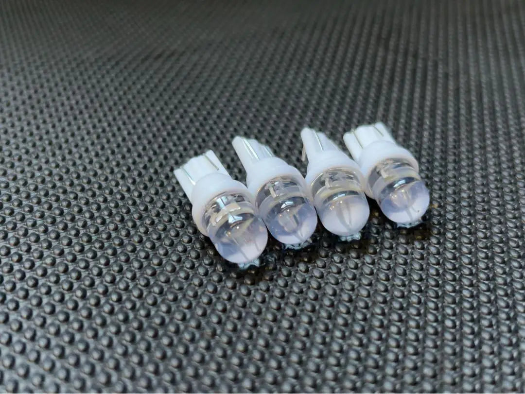 Bolas de cuña acrílicas LED T10/T16 blancas, 4 unidades