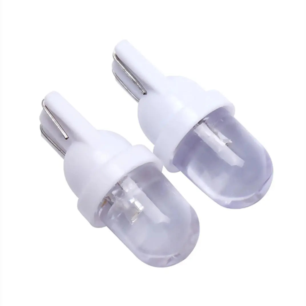 Bolas de cuña acrílicas LED T10/T16 blancas, 4 unidades