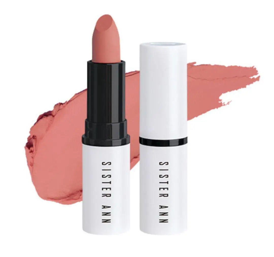 ＼Nuevo／Lápiz labial en espuma mate Sister Anne 02_SAND CORAL