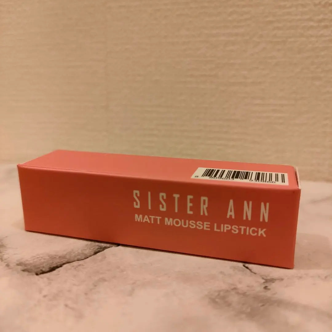 ＼Nuevo／Lápiz labial en espuma mate Sister Anne 02_SAND CORAL