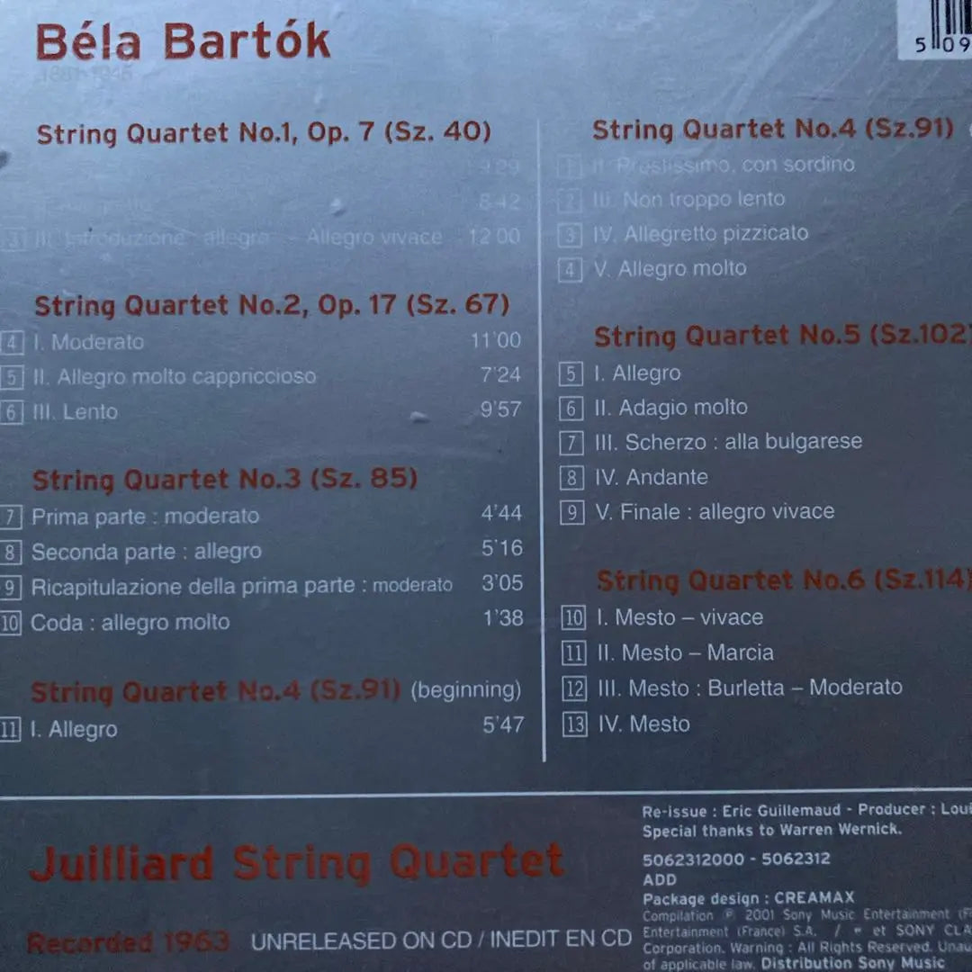 Béla Bartók The Complete String Quartets