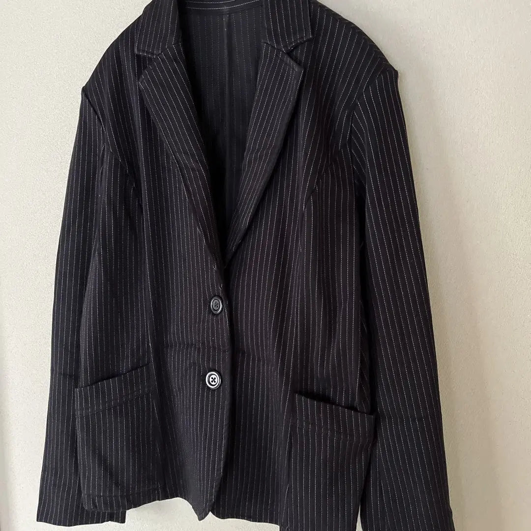 Ladies tailored jacket striped pattern M