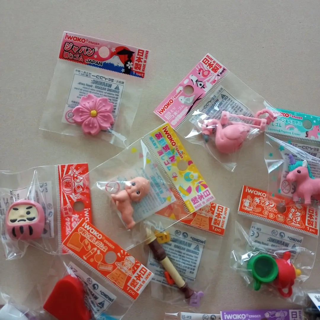 Interesting erasers and more bulk sale