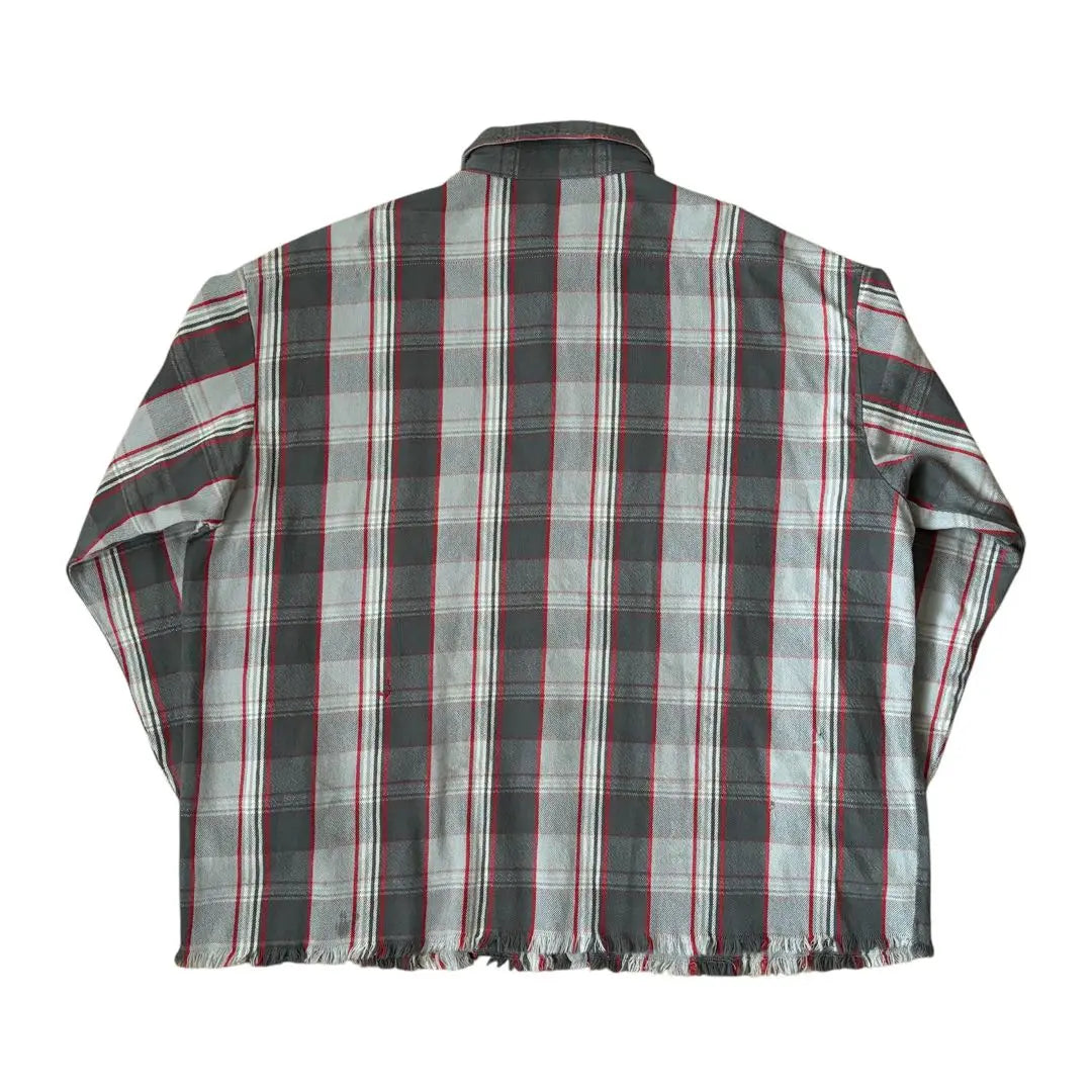 SAINTMICHAEL x SHERMERACADEMY flannel shirt size L