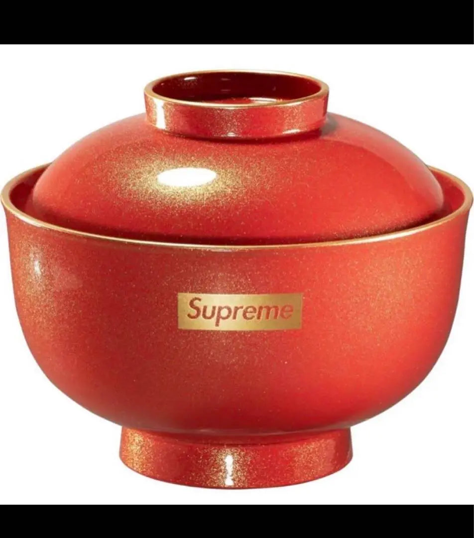 SUPREME ZONI GLITTER BOWL Rojo Nuevo Sin abrir | Supreme Zoni Glitter Bowl 赤 新品未開封