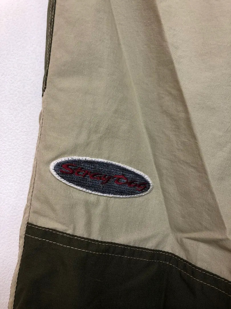 90'S Street used clothes Straydog logo embroidery color scheme nylon pants | 90’s ストリート 古着 StrayDog ロゴ刺繍 配色 ナイロンパンツ