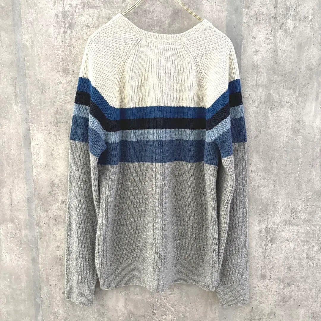 ✨ Productos hermosos ✨ GAP [M] Suéter de punto Lana Surf casual americano para hombres | ✨美品✨ GAP 【M】 ニットセーター ウール 綿 メンズ アメカジ サーフ