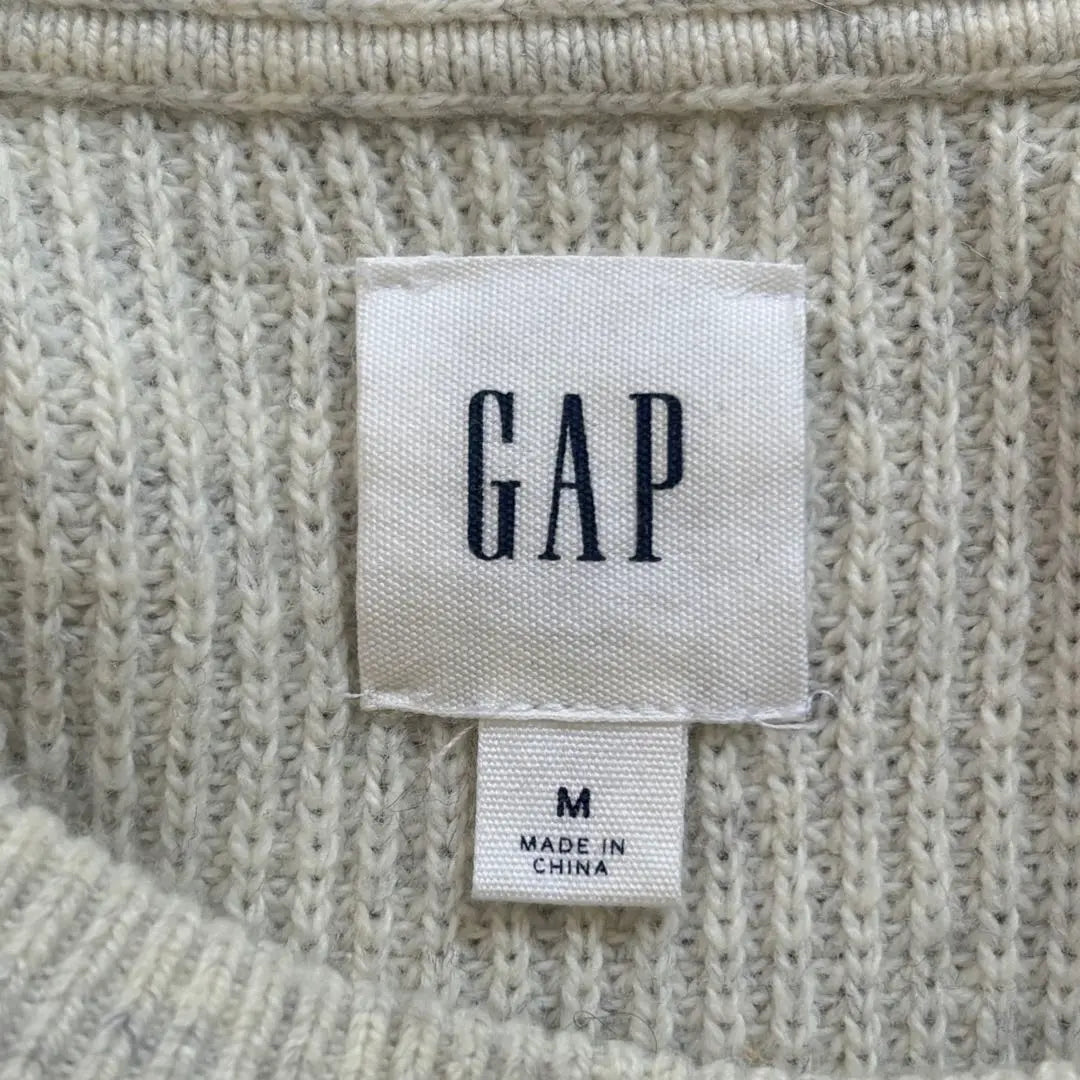 ✨ Productos hermosos ✨ GAP [M] Suéter de punto Lana Surf casual americano para hombres | ✨美品✨ GAP 【M】 ニットセーター ウール 綿 メンズ アメカジ サーフ