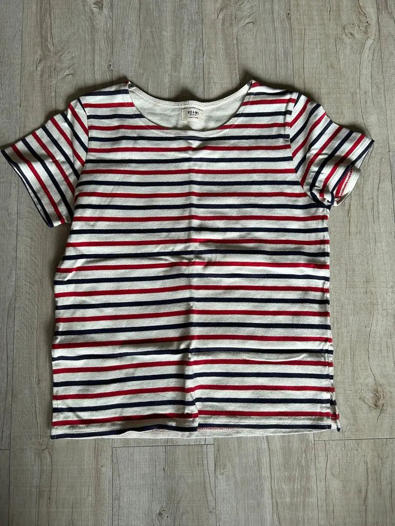 Beams cut and sew striped girl