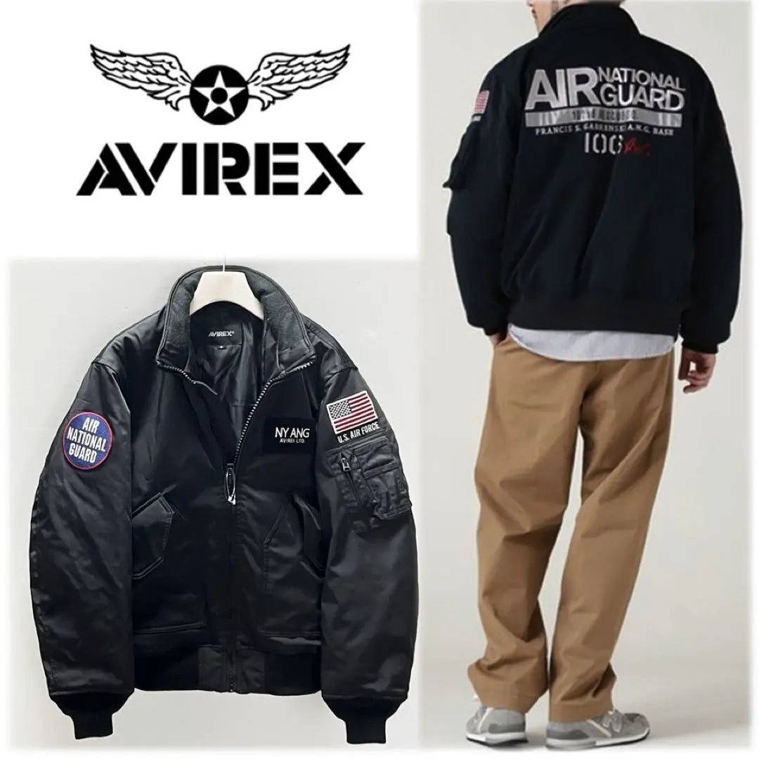 Avirex New Translation New York A.N.G Flight Jacket M