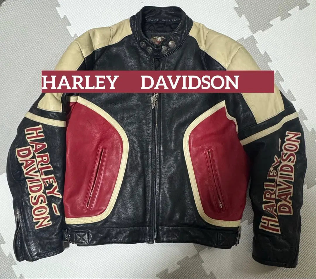 Popular difficult to get ✧HARLEY-DAVIDSON leather jacket vintage clothing cool