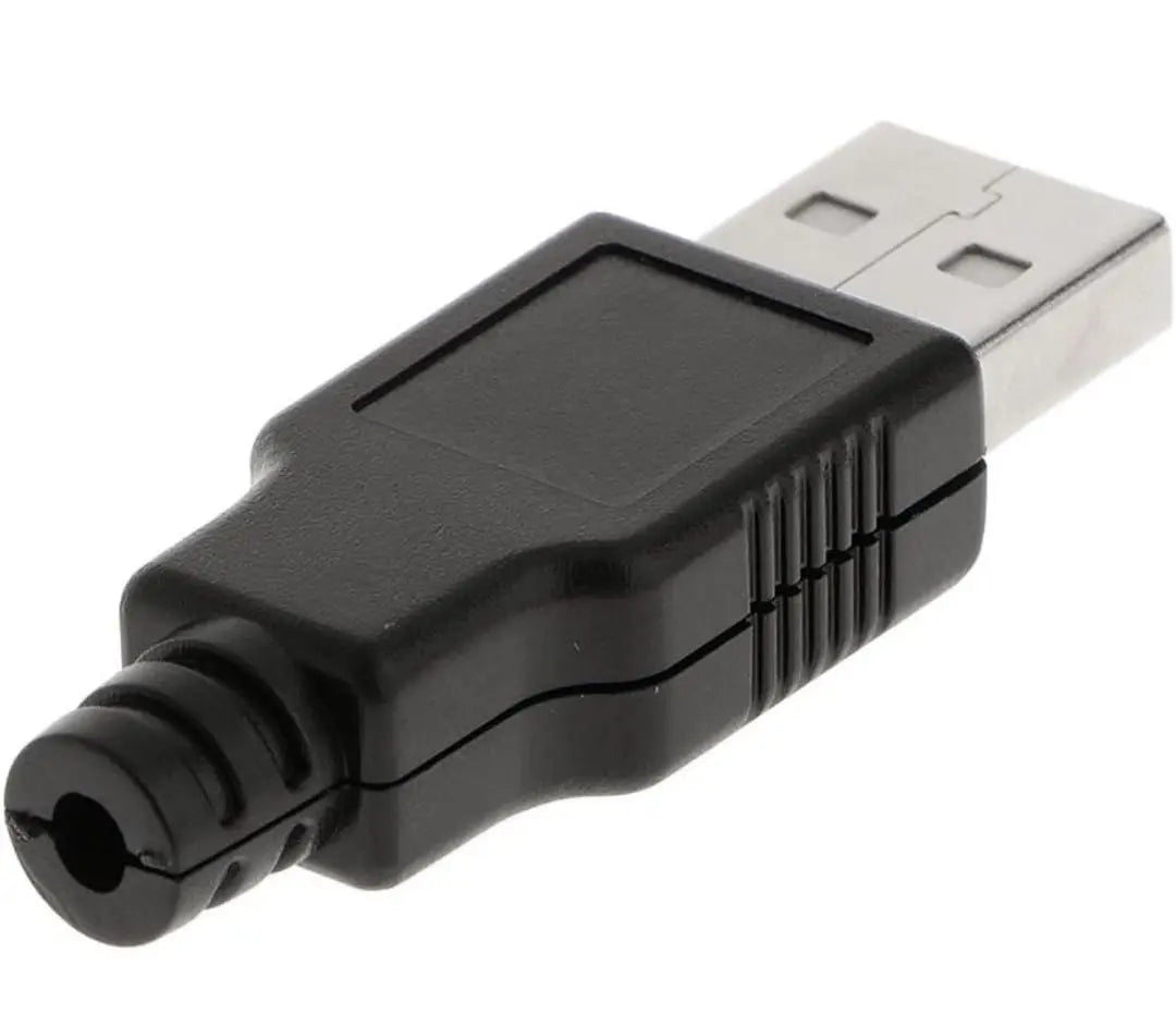 〇 Type A 10 pcs included U plastic cover male adapter connector