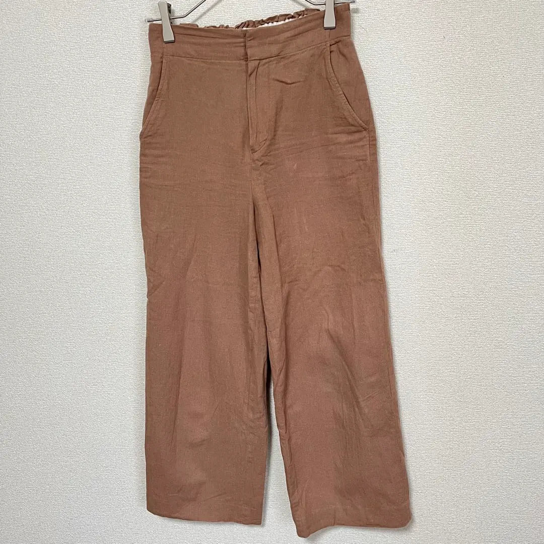 ★ Urban Research Doors★ Casual Pants Cotton Linen Blend Brown S Spring/Summer