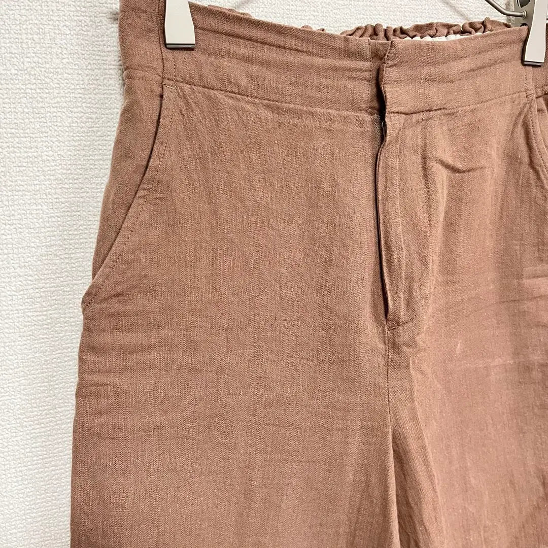 ★ Urban Research Doors★ Casual Pants Cotton Linen Blend Brown S Spring/Summer