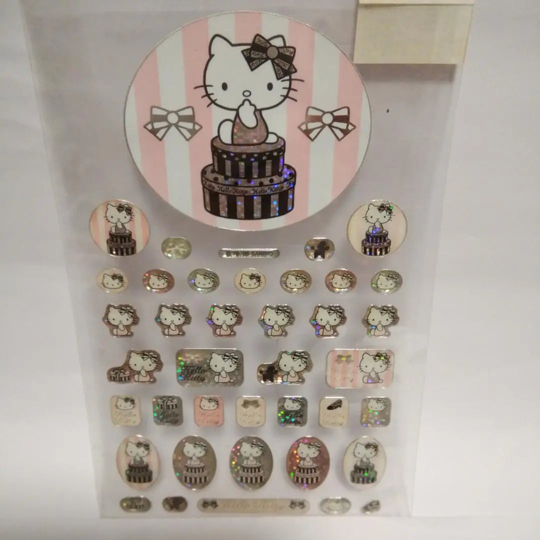 Pegatinas de Hello Kitty de Sanrio sin usar, venta al por mayor, Heisei retro