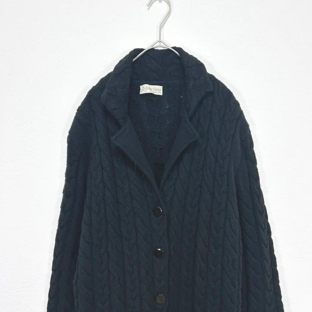 [Borgo Treviso] Knit Cardigan Cashmere Blend Made in Italy | 【Borgo Treviso】　ニットカーディガン　カシミヤブレンド　イタリア製