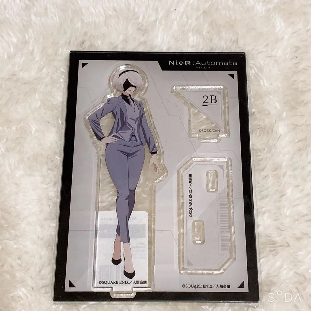 Nier Automata Marui Suit 2B 9S Acrylic Stand Acrylic Stand