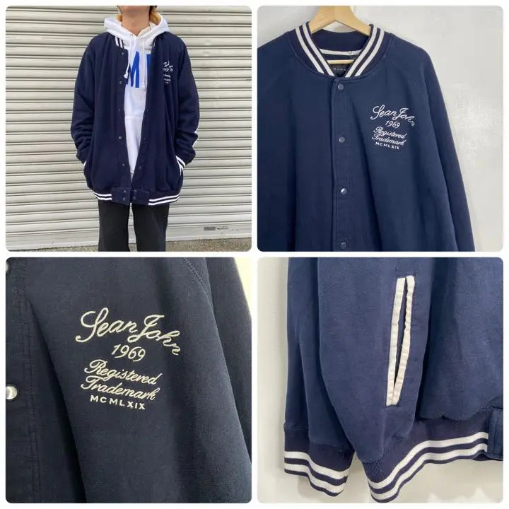 ☆Sean john☆Shawn John☆Sweatshirt stadium jacket☆Big size☆