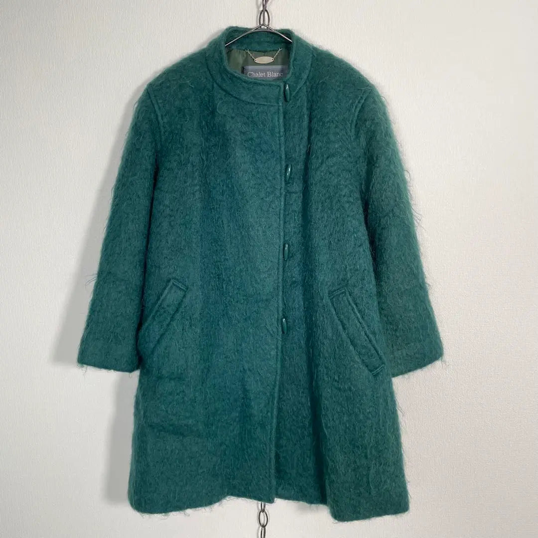 80s vintage shaggy knit mohaya retro coat made of Renaun look