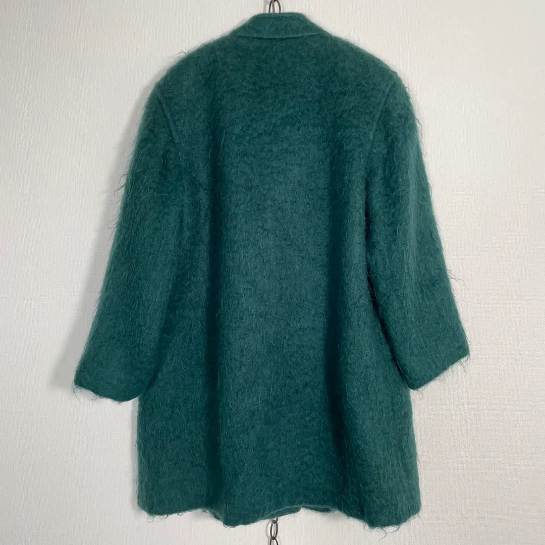 80s vintage shaggy knit mohaya retro coat made of Renaun look