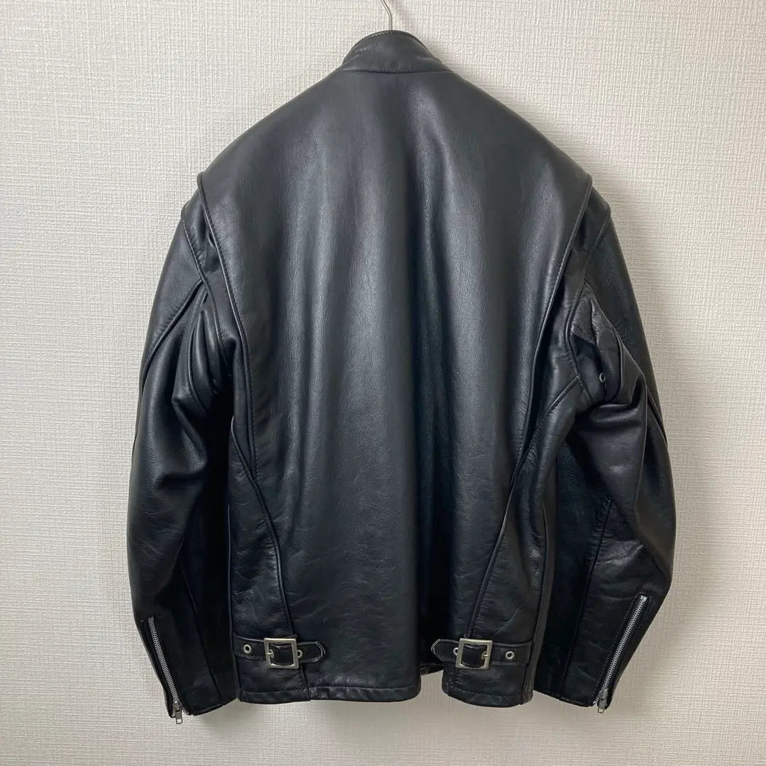 681 schott 641 rider's jacket black leather genuine leather