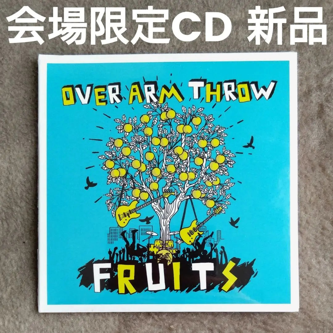 OVER ARM THROW Venue-only CD FRUITS Brand new unopened PUNK