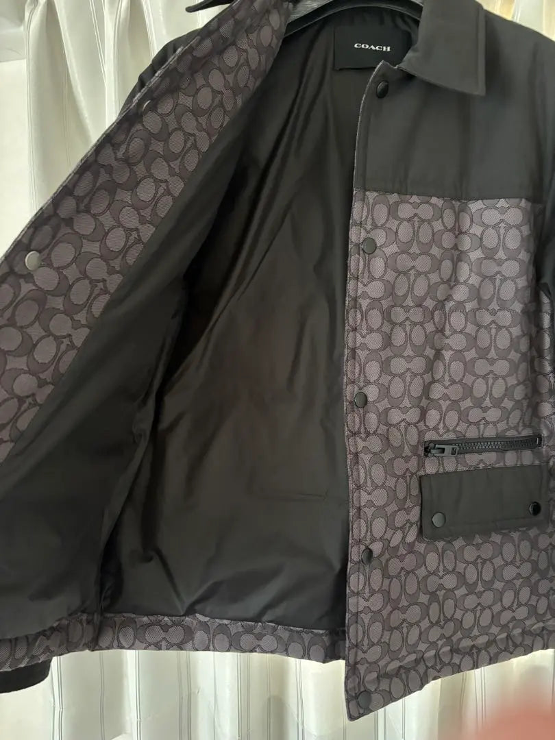 COACH Quilted Coach's Down Jacket! Large S size, extremely beautiful!