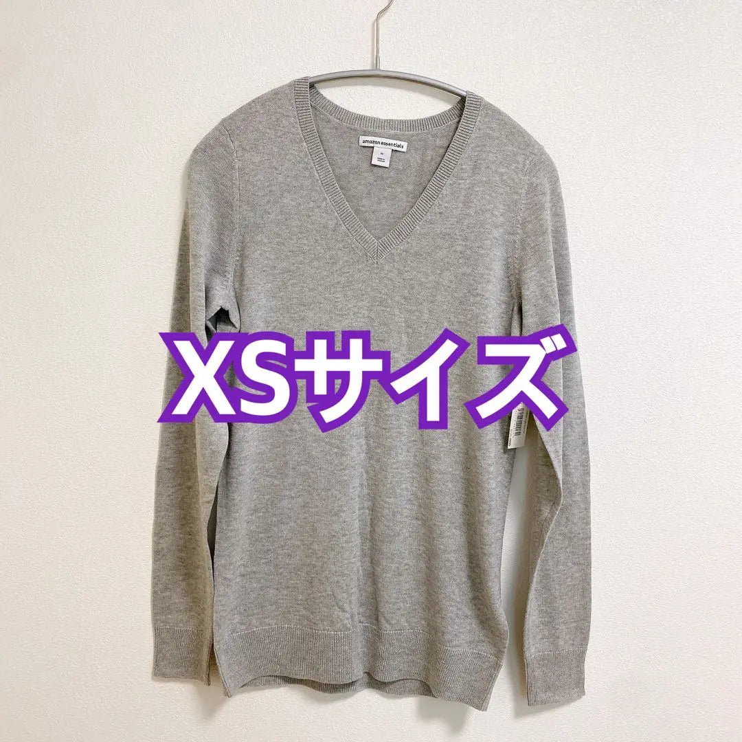 ✨Immediate purchase OK✨ Sweater Lightweight V-neck Long Sleeve Women's XS