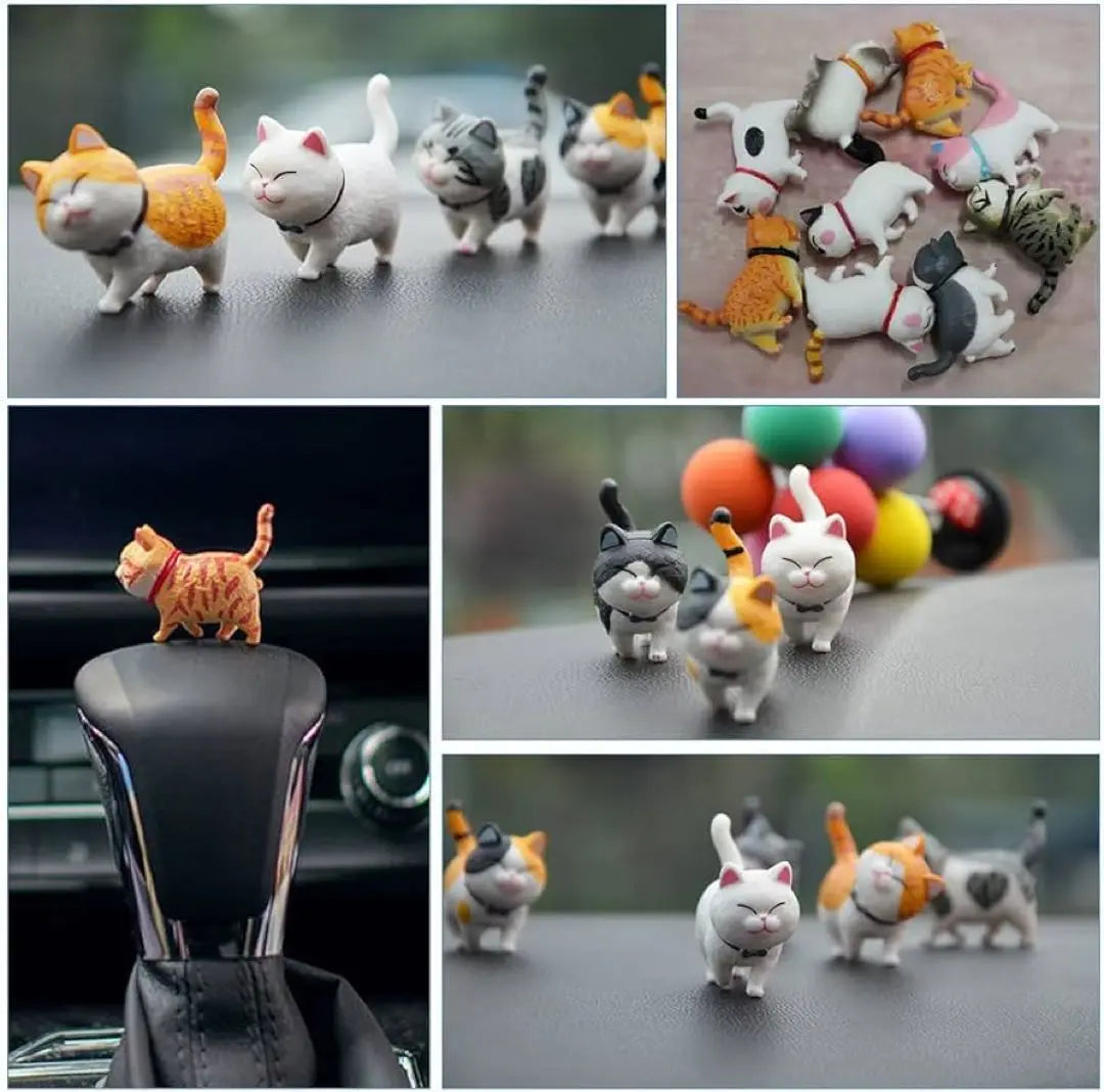 Gato Amante de los gatos Presente Gato Artículos varios Mascota Adorno Coche Mini Lindo