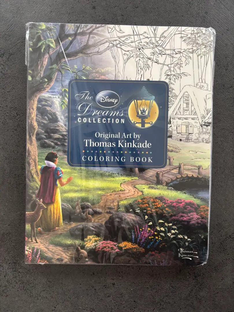 [New] Disney Thomas Kinkade Coloring Book