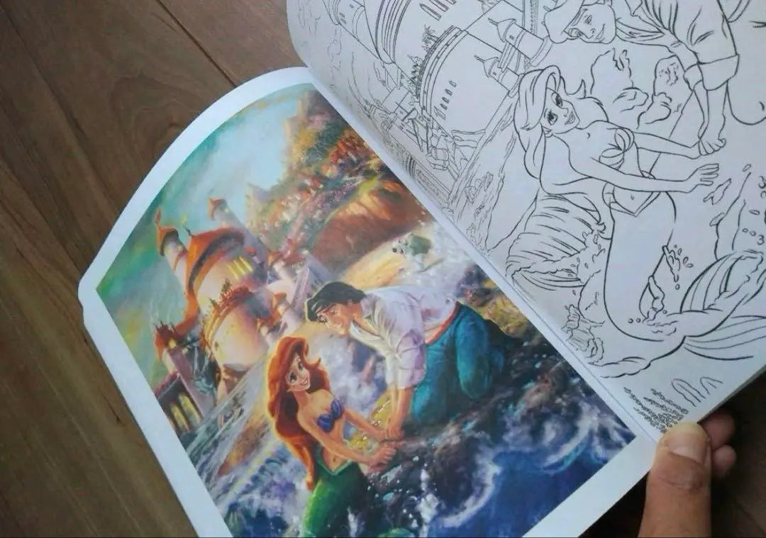 [New] Disney Thomas Kinkade Coloring Book