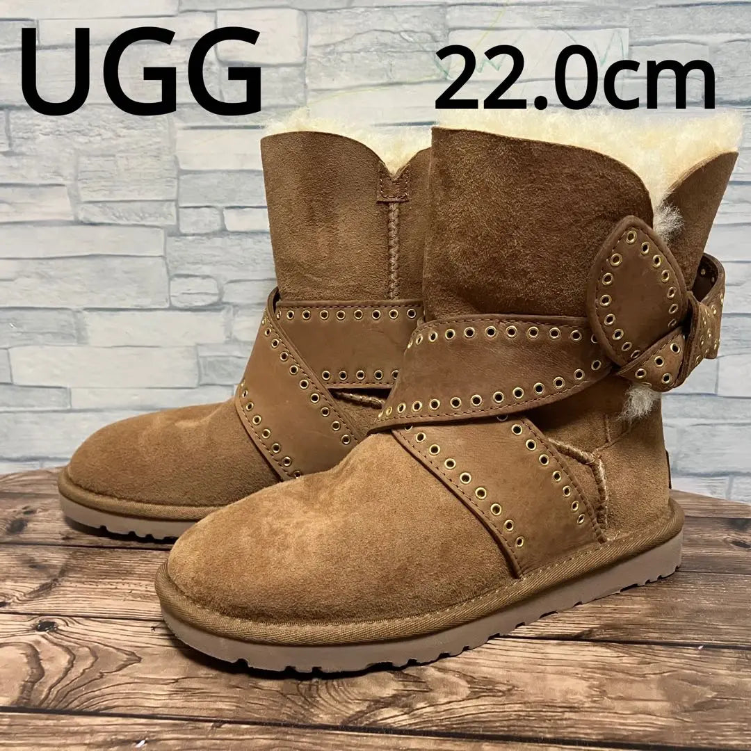 Botas de piel de oveja de gamuza UGG MABEL [22.0] en buen estado