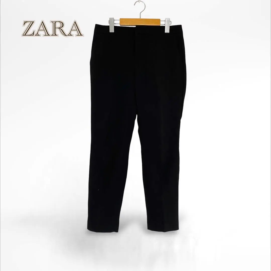 [ZARA COLLECTION] Pantalones pitillo de talle alto [USA2] Negro