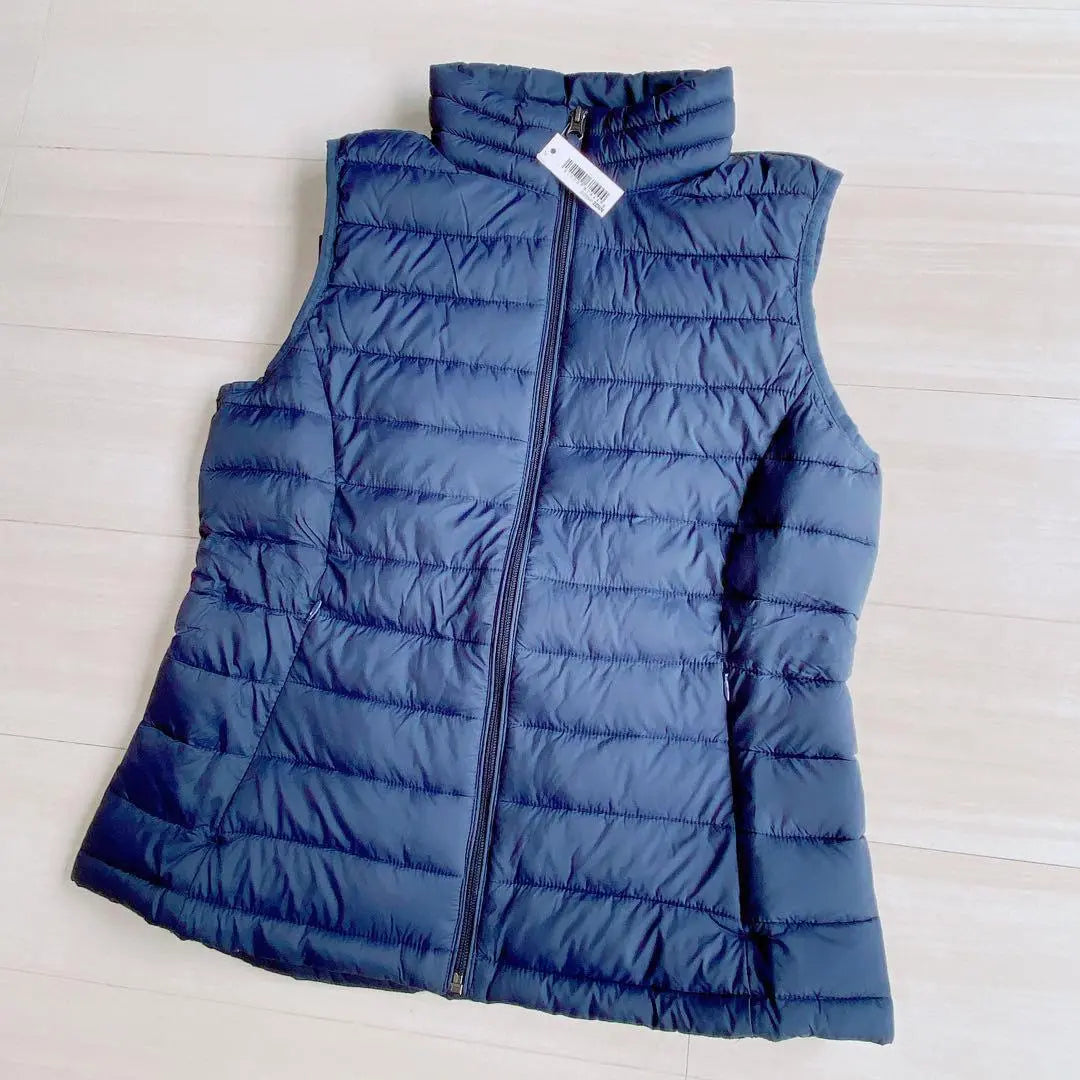 ❤️ Solo 1 punto ❤️ Quilting Best Light Wait Ladies Navy ML | ❤️1点限り❤️キルティングベスト ライトウエイト レディース ネイビー ML