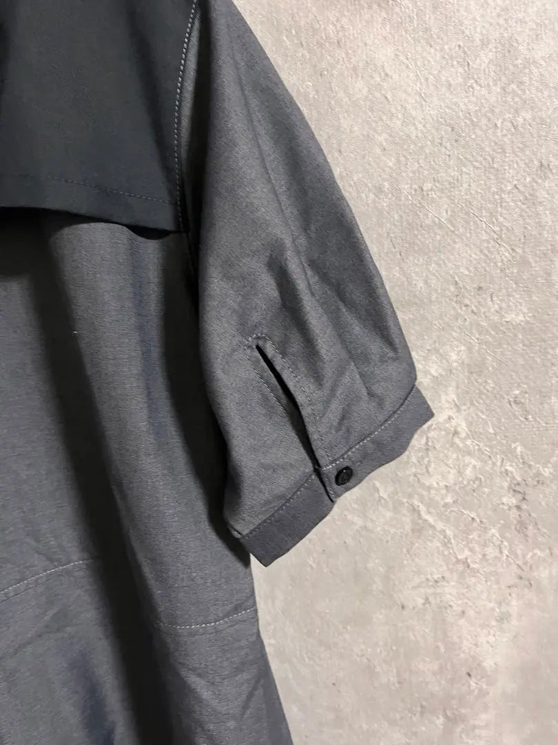 BEVERLY HILLS POLO CLUB gray short sleeve shirt dress | BEVERLY HILLS POLO CLUBグレー 半袖 シャツワンピース