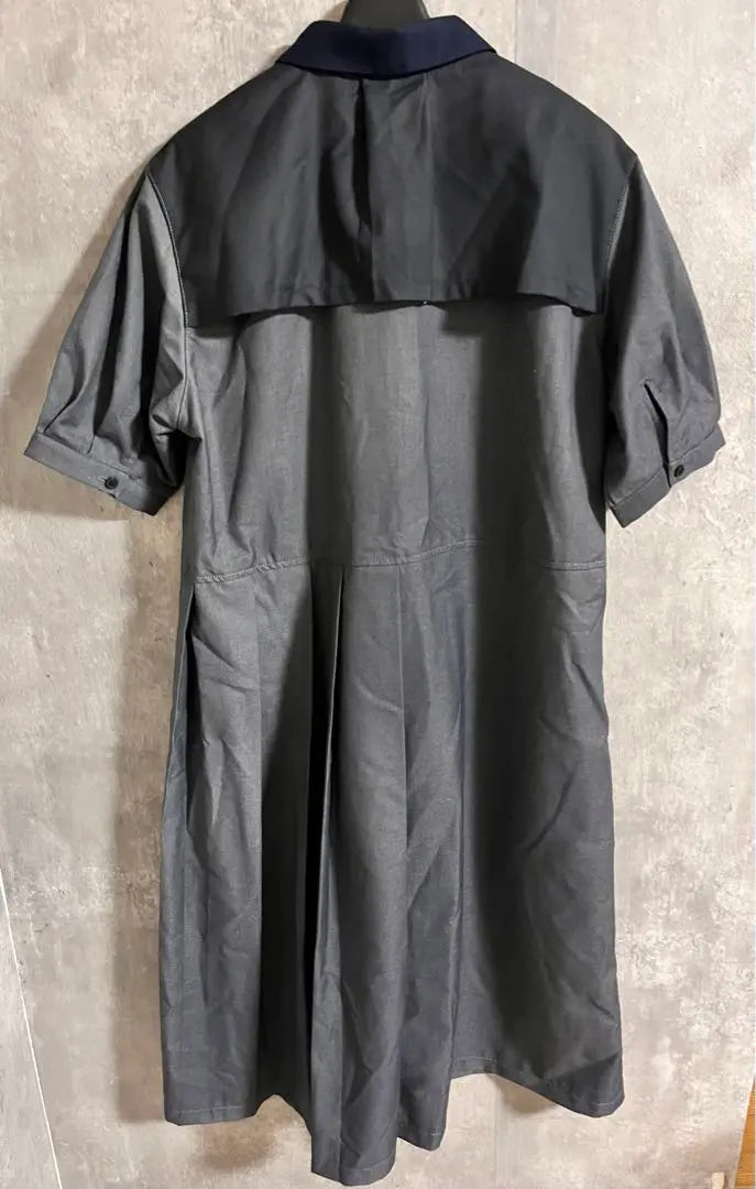 BEVERLY HILLS POLO CLUB gray short sleeve shirt dress | BEVERLY HILLS POLO CLUBグレー 半袖 シャツワンピース