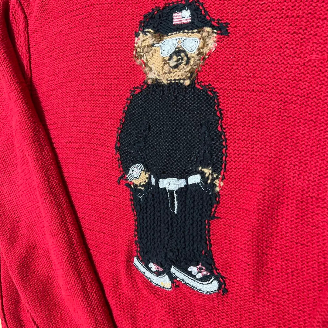 Rare, hard-to-find model vtg Polo Bear POLO BEAR HANDKNIT