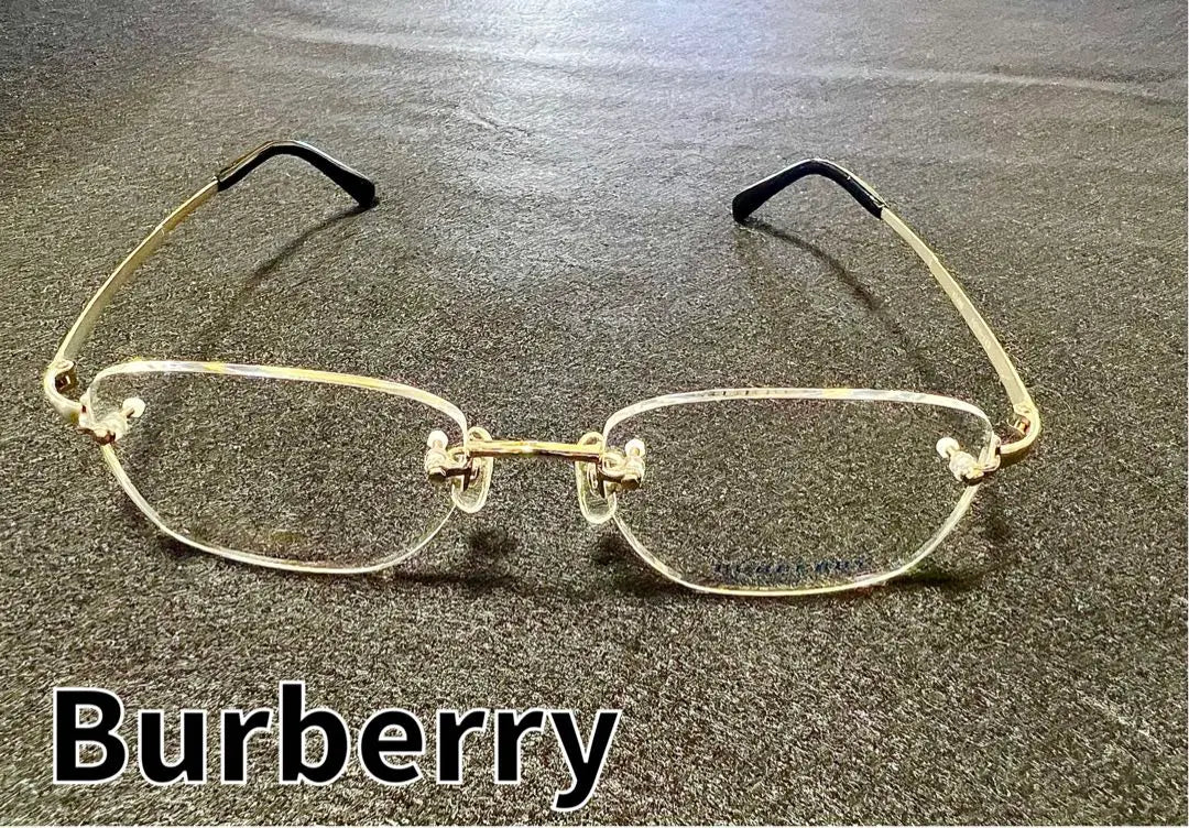 Belleza sin usar Deadstock Burberry K14WG 651W Montura de gafas | 美品未使用 デッドストック バーバリー K14wg 651w メガネフレーム