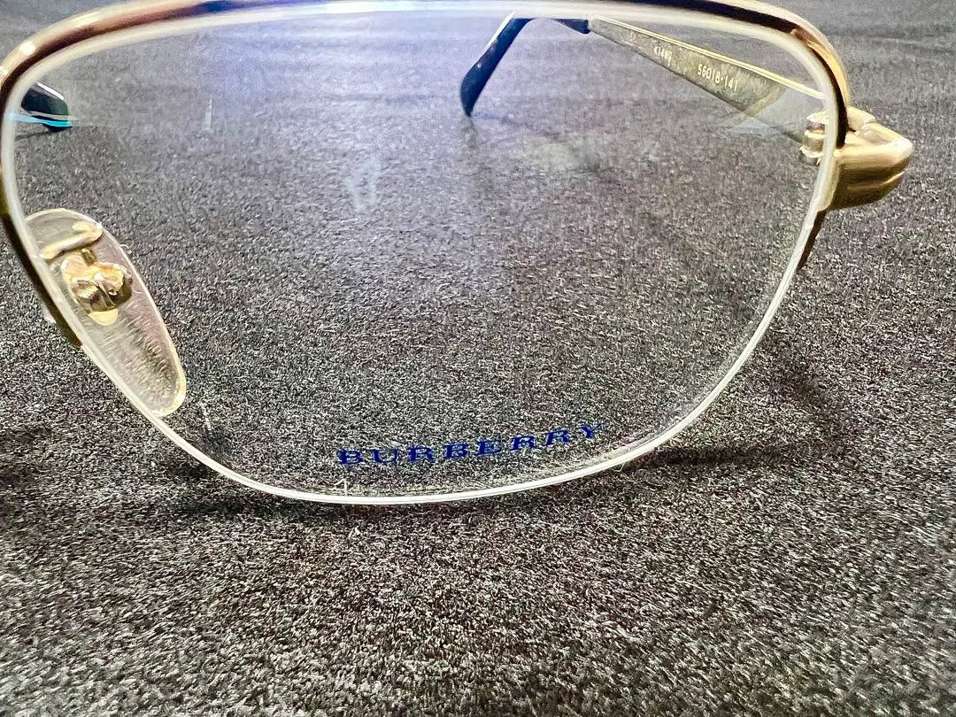 Belleza sin usar Deadstock Burberry K14WG 651W Montura de gafas | 美品未使用 デッドストック バーバリー K14wg 651w メガネフレーム