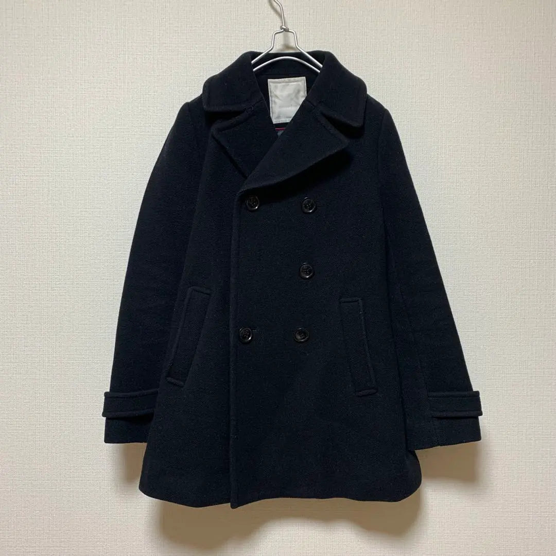 [Carnelian] Wool blend women's coat, autumn/winter, simple, black, M | 【カーネリアン】ウール混レディースコート 秋冬 シンプル ブラック M