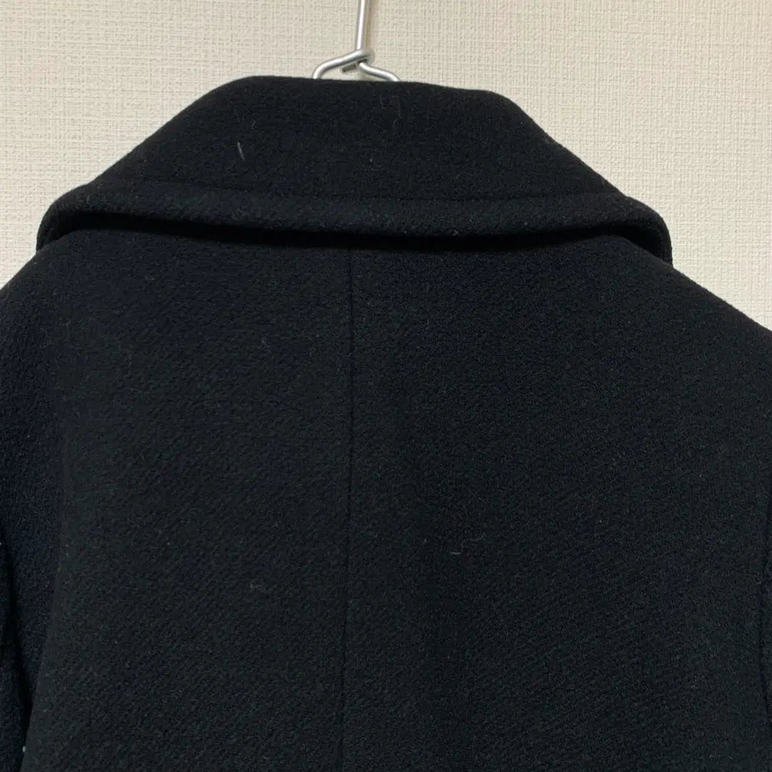 [Carnelian] Wool blend women's coat, autumn/winter, simple, black, M | 【カーネリアン】ウール混レディースコート 秋冬 シンプル ブラック M