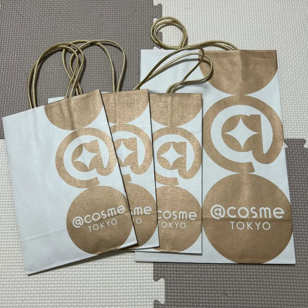 @cosme paper bag