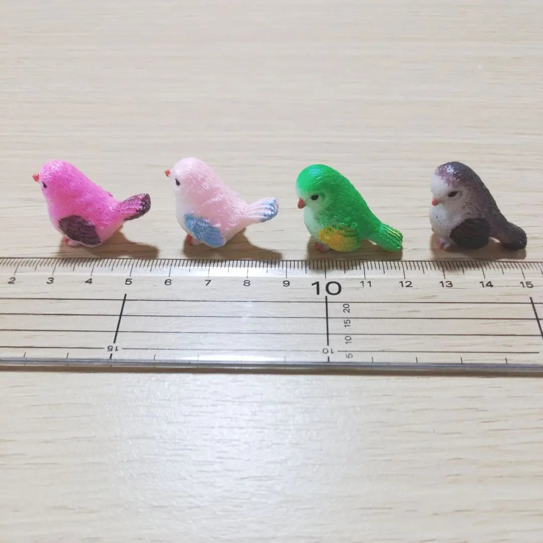 3487 Miniature Bird Figure Set Interior Figurine Goods Bird