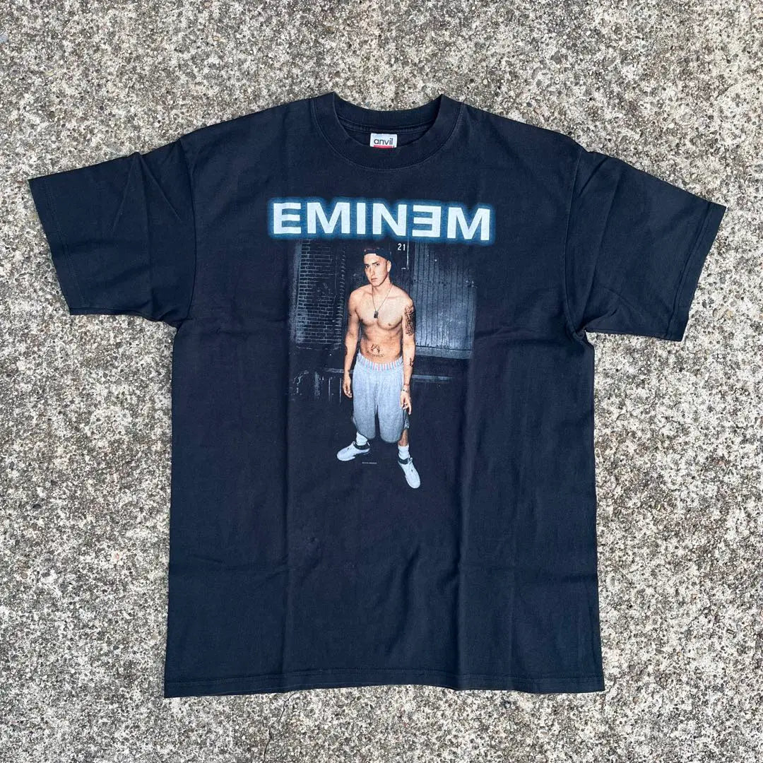 Camiseta cruzada de Eminem | Eminem ラップTシャツ