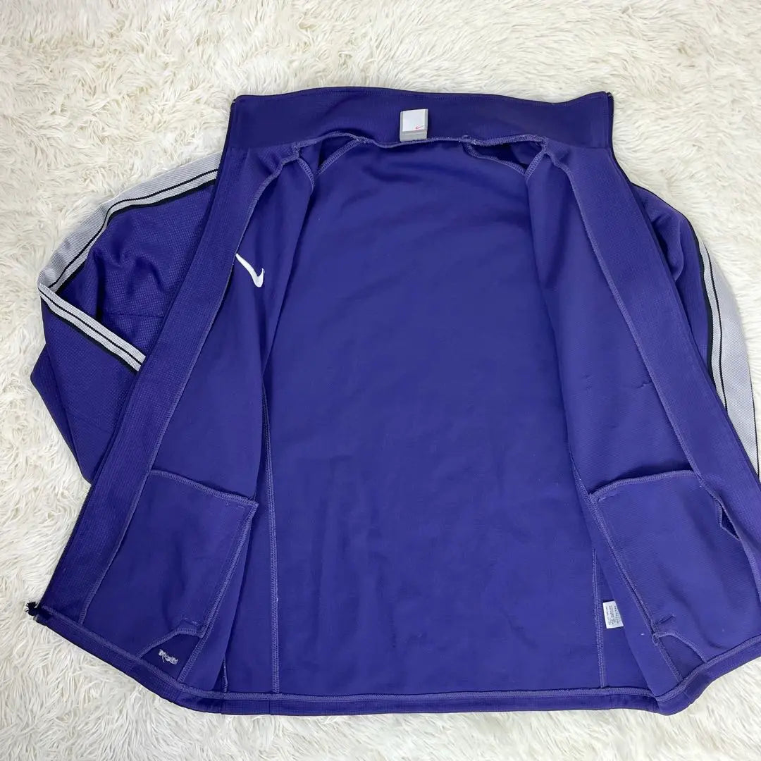 [Good condition] NIKE Track Jacket Jersey Purple XL Men's